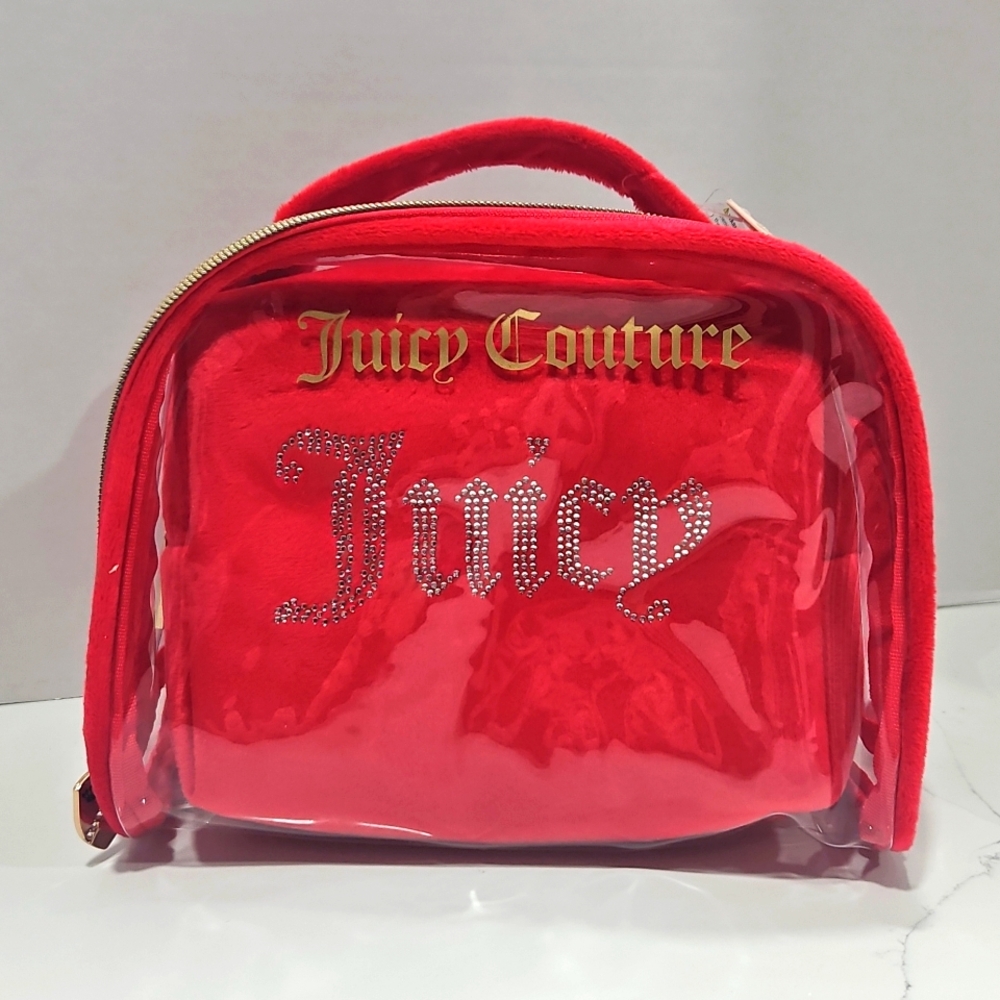 Juicy Makeup bag  set Neww/tags
